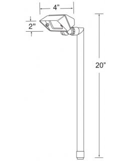 Encore LEDBL-76-LED Area Path Light
